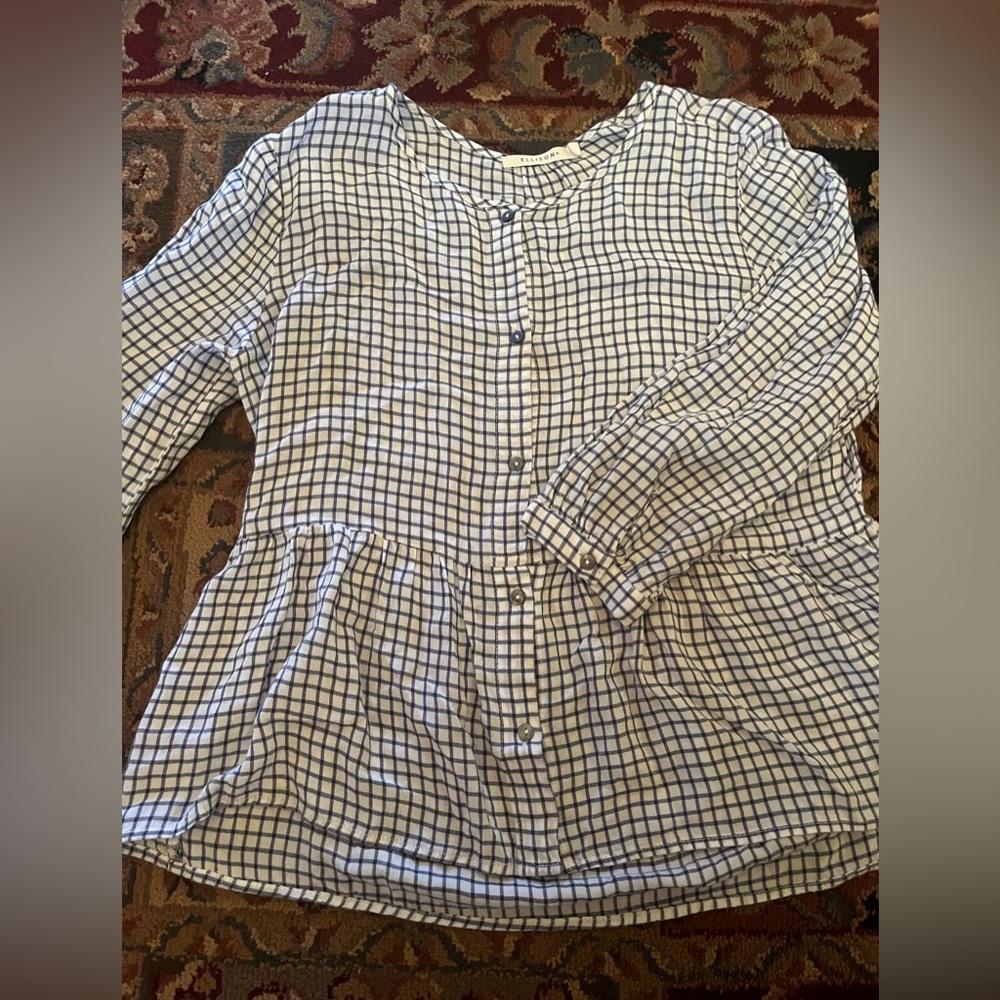 Blue and White top from boutique